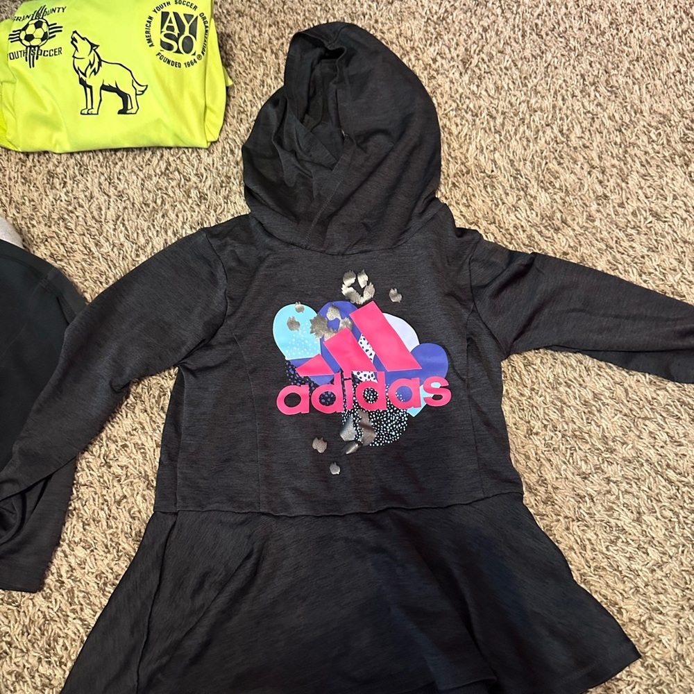 Girls adidas matching set